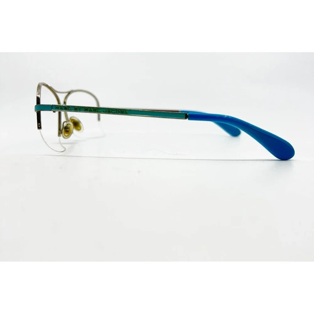 Marc By Marc Jacobs Eyeglasses Womens Gold Half Rim Aviator MMJ 119/S 59-14-125